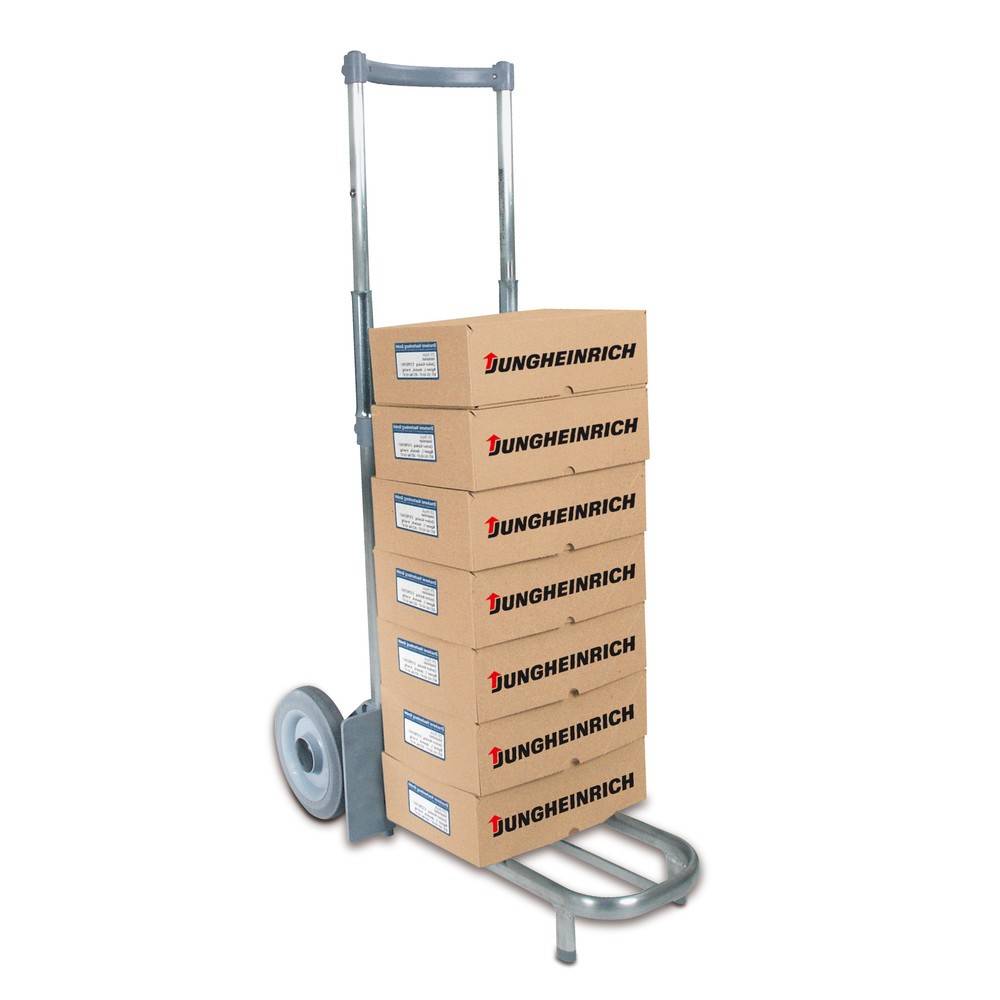 EXPRESSO Klappkarre aus Aluminium, TK 100 kg, mittig + Schaufel klappb-2