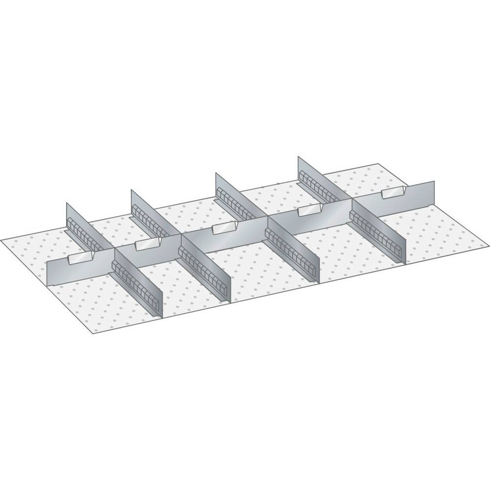 LISTA Set Schlitzwände und Trennbleche 54x27E, (BxT) 918x459mm, 4 Schl-1