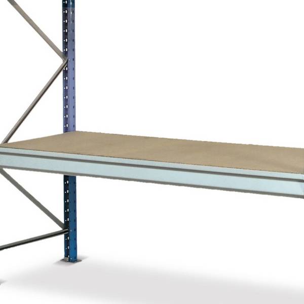 Fachboden für ManOrga Weitspannregal, mit Spanplatten, FL bis 880 kg