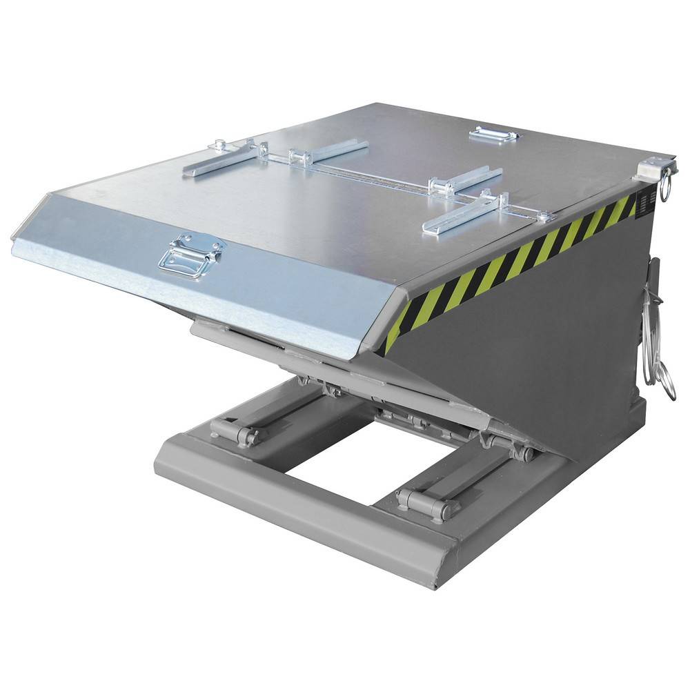 Bauer® Kippbehälter NK 30, lackiert, Mausgrau-0