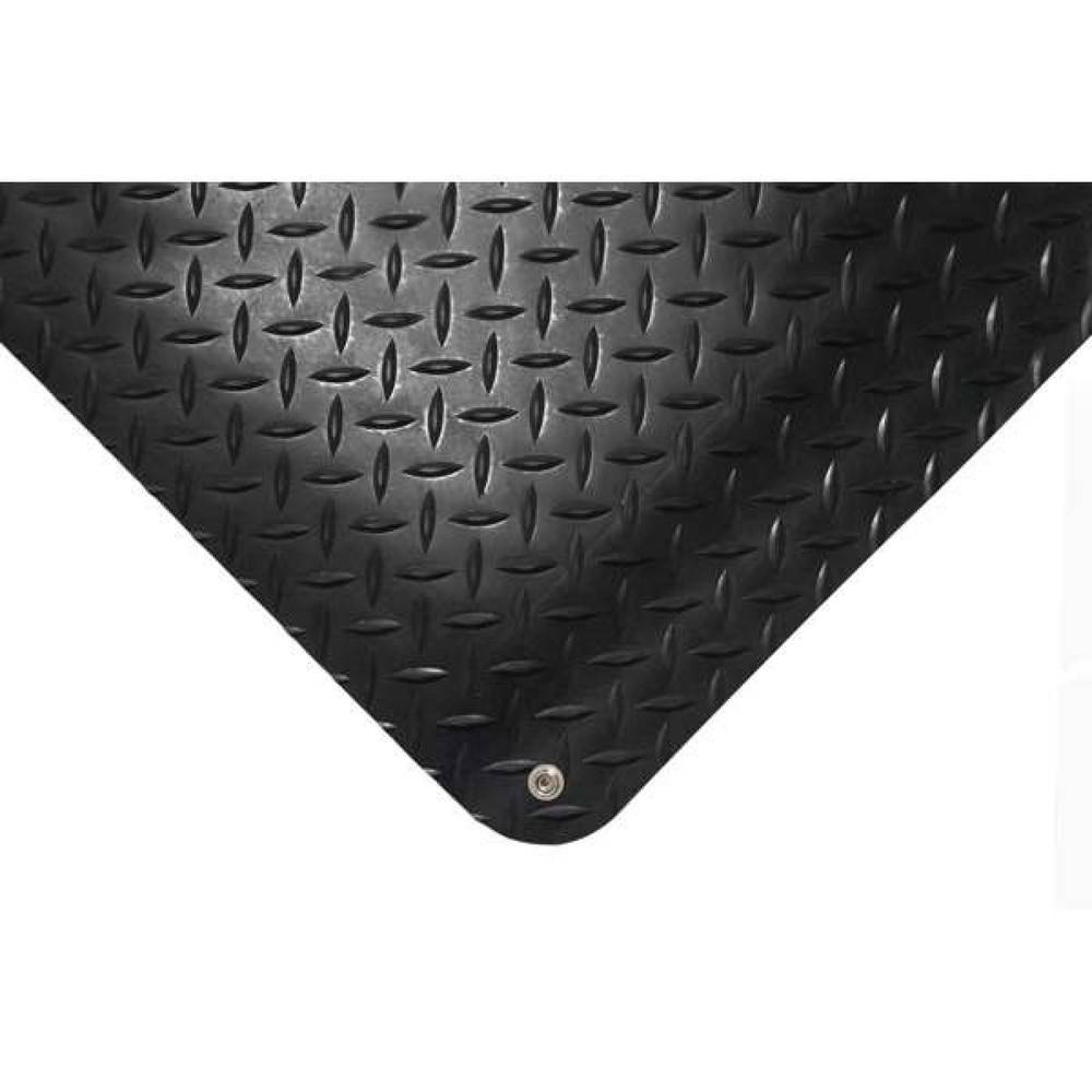 Anti-Ermüdungsmatte Deckplate Anti-Static B60xL90 cm schwarz-0