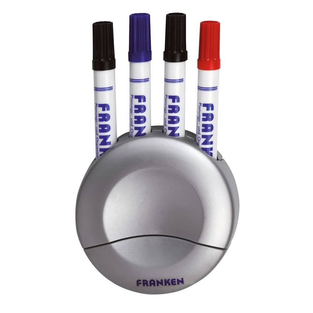 FRANKEN Markerhalter für 4 Marker, inkl. Tafelwischer (70010359)-1