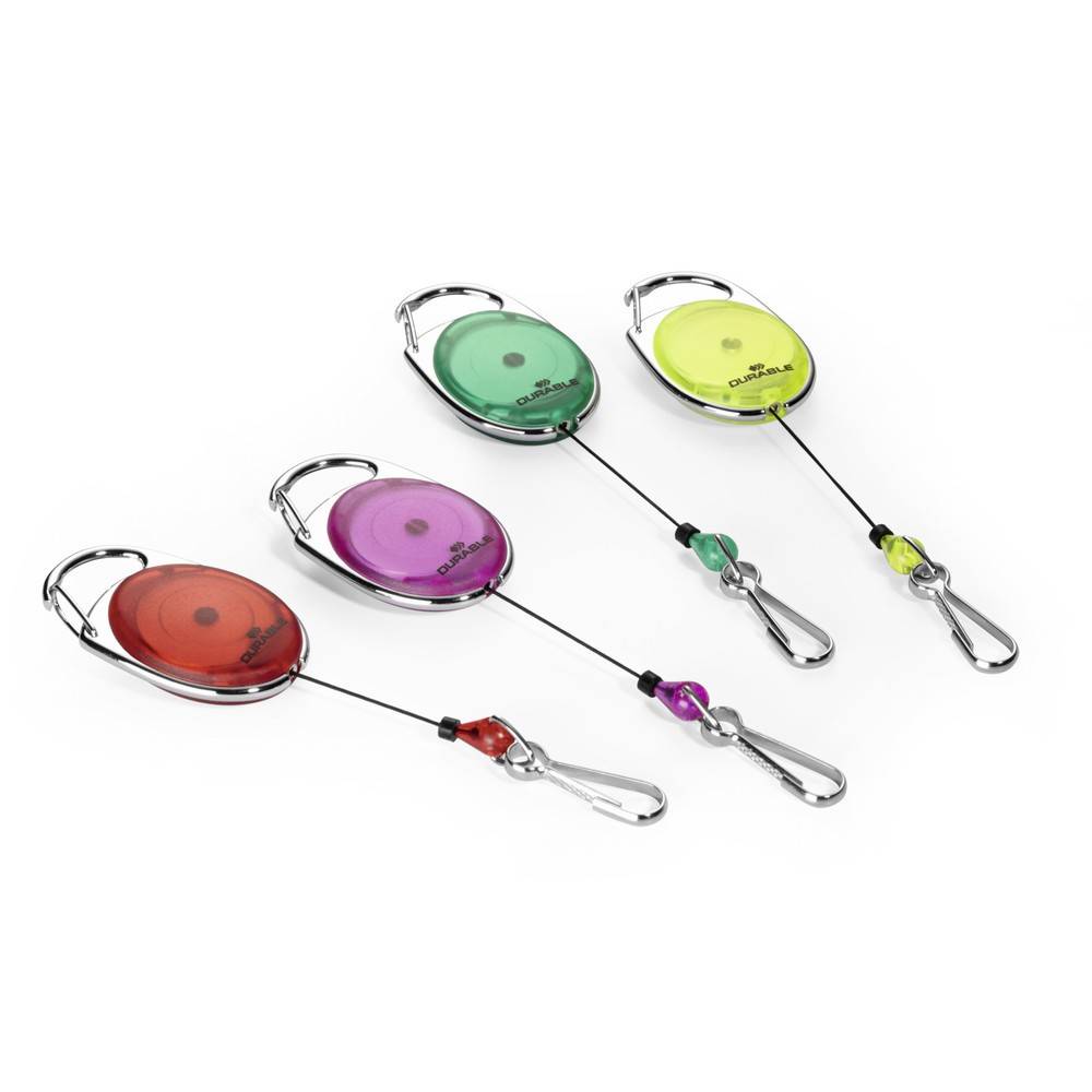 DURABLE JOJO STYLE MIT FEDERHAKEN 10 Stück, grau-4