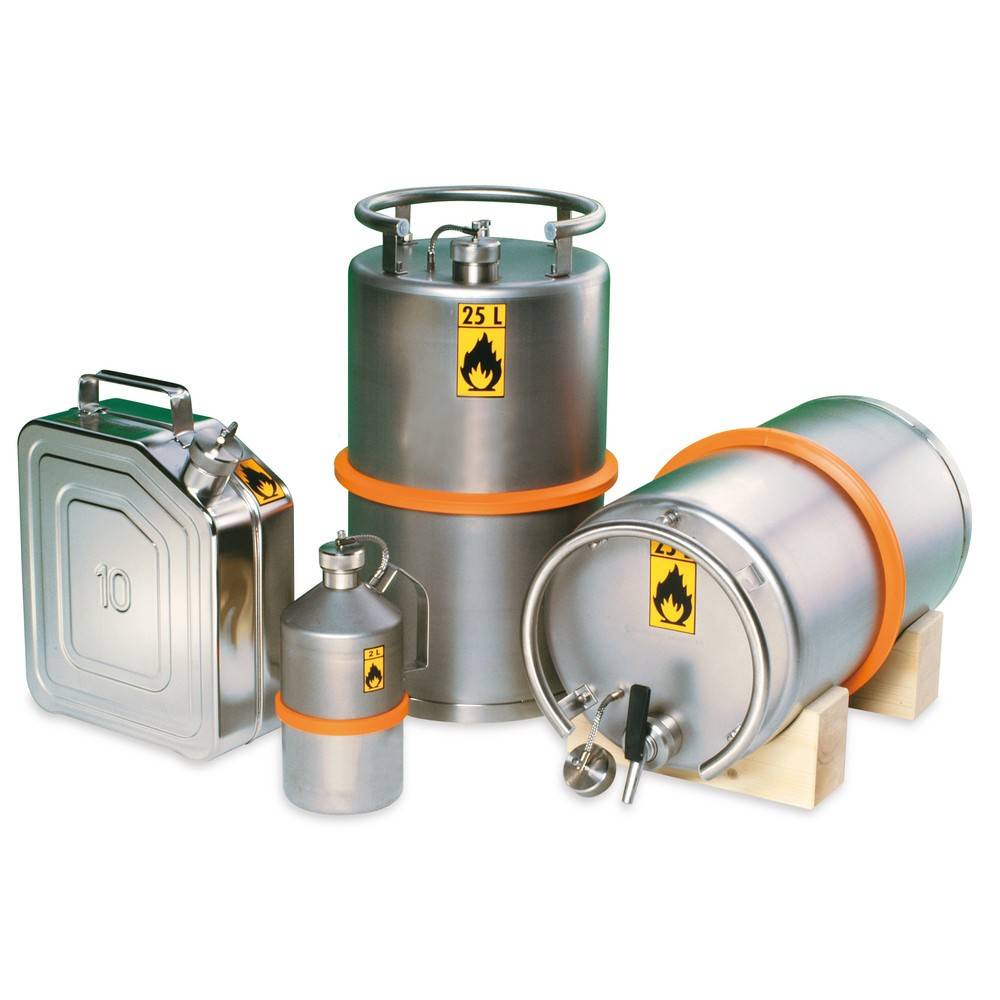 Rötzmeier® Transportkanister aus Edelstahl, 10 Liter-0