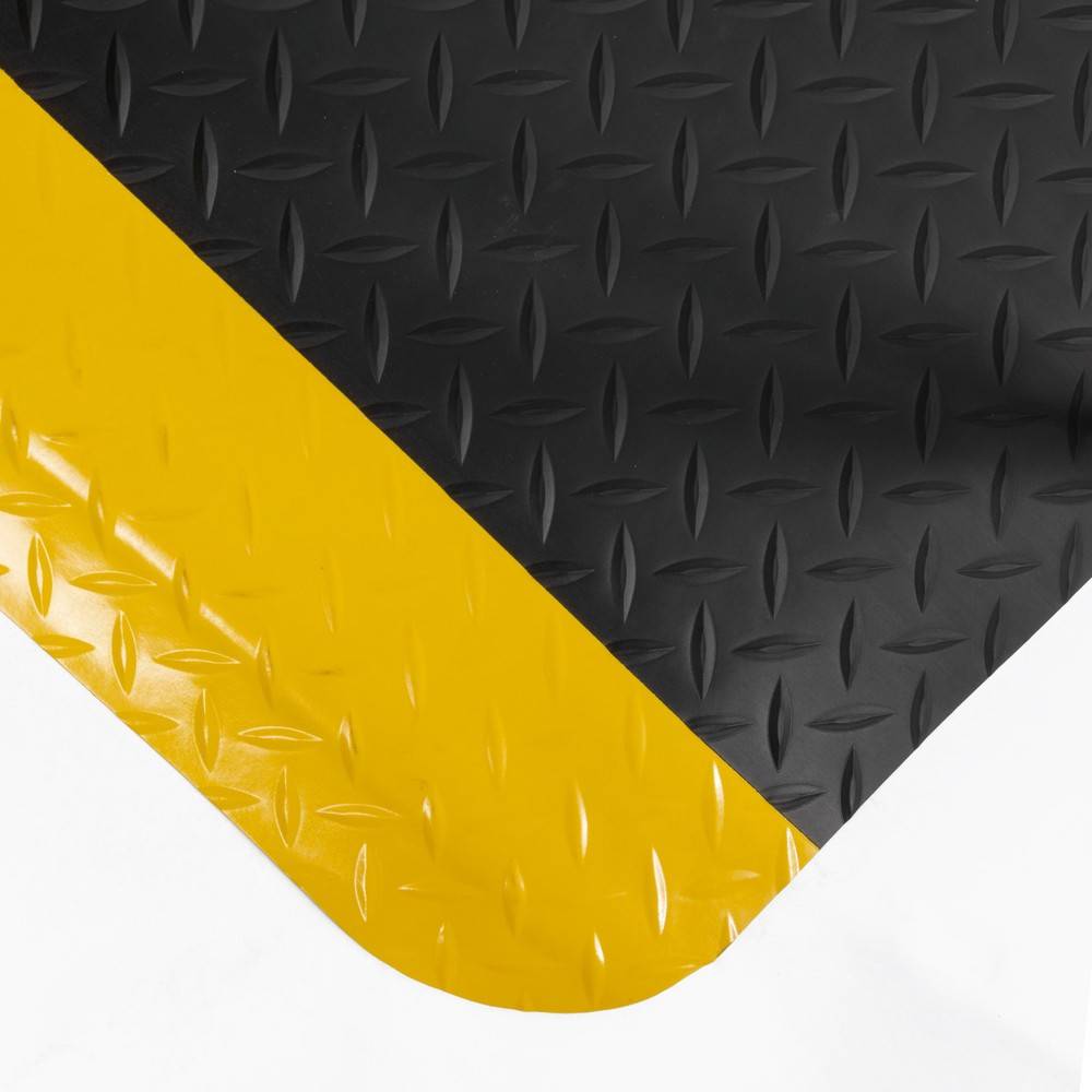 COBA Anti-Ermüdungsmatte Deckplate ReGen70, 2-lagig, schwarz/gelb-2