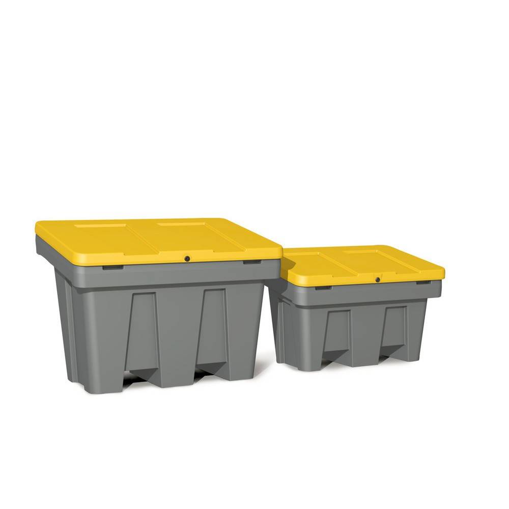 Streugutbehälter GB 150, grau/gelb, 150 Liter-0