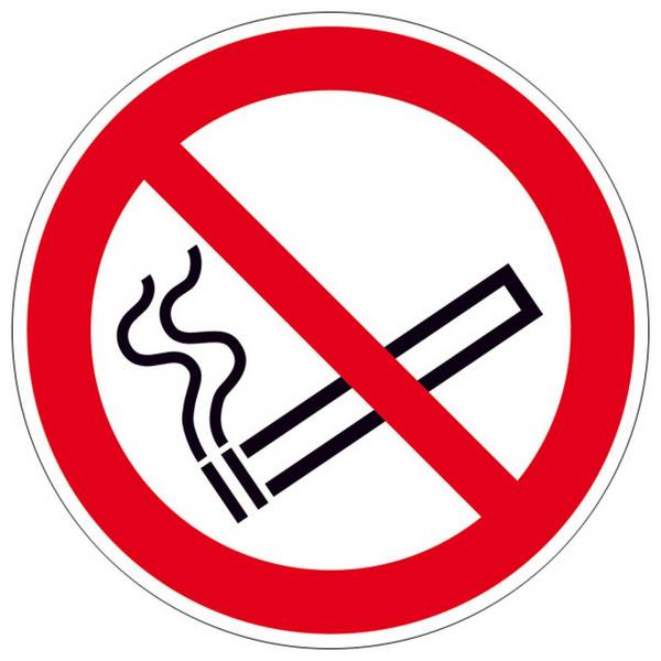 SafetyMarking® Rauchen verboten, Ø 30 mm, Folie Rolle (500 Stk)