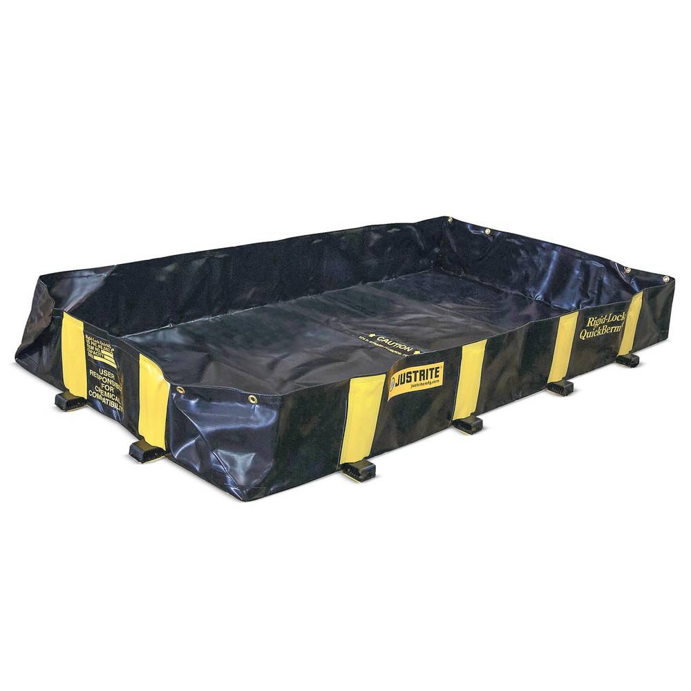 Justrite® Falt-Auffangwanne aus PVC QuickBerm®, Kapazität 662 l-0
