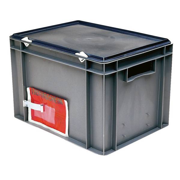 Verschlussdeckel für Euro-Stapelbehälter, BxT 400 x 300 mm
