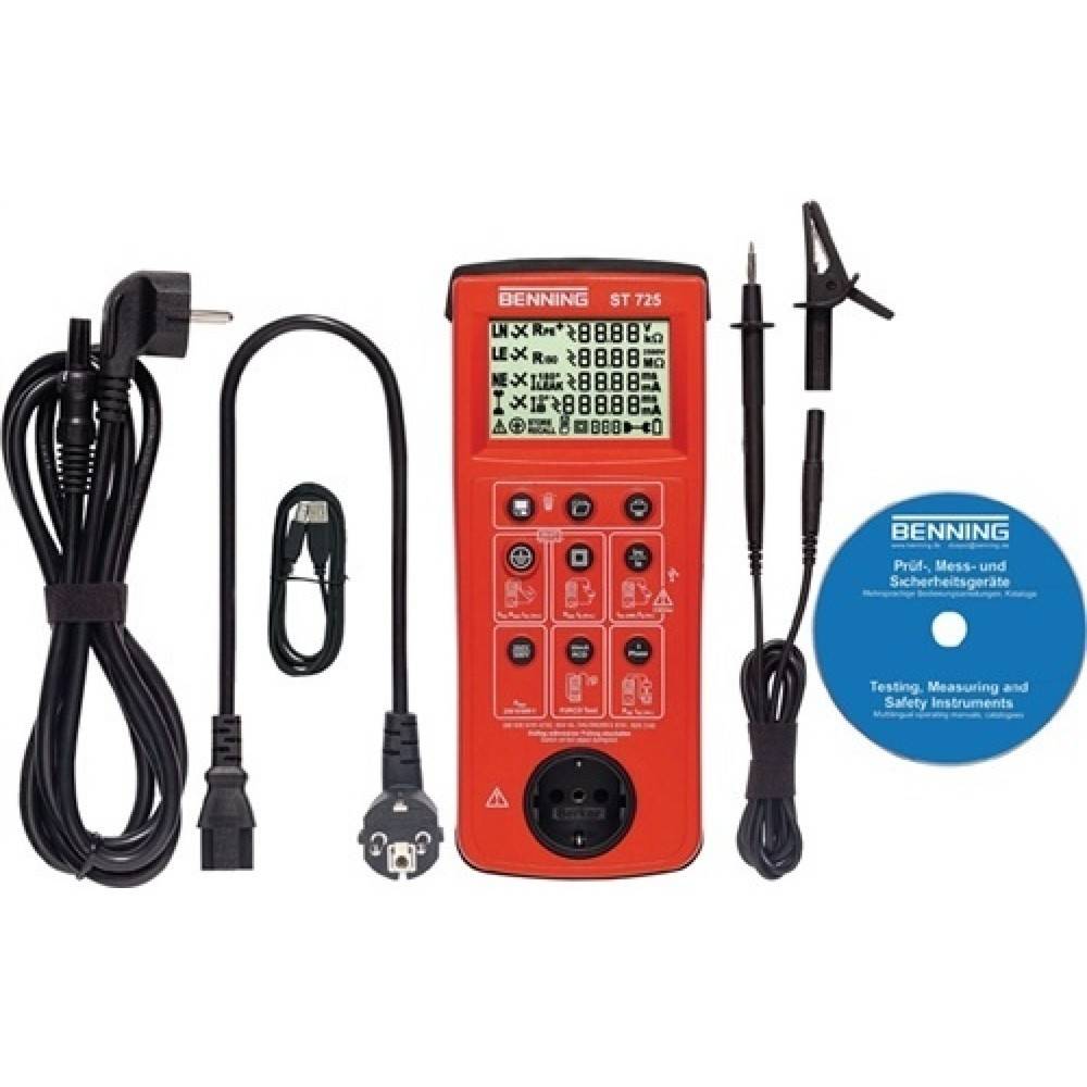 Gerätetester Batterie-/Netzbetrieb L270xB115xH55mm BENNING-0