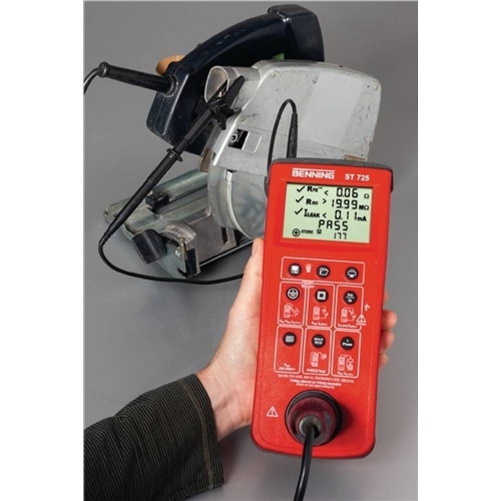 Gerätetester Batterie-/Netzbetrieb L270xB115xH55mm BENNING-2
