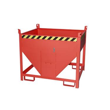 Bauer® Silobehälter mit Schiebeverschluss, lackiert, Volumen 0,5 m³