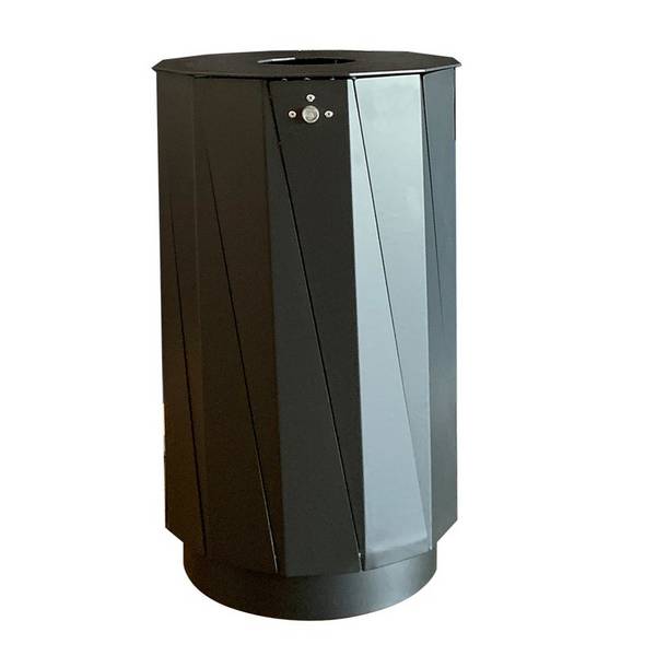 RENNER Abfallbehälter Typ 7007-00, 60 Liter, anthrazitgrau