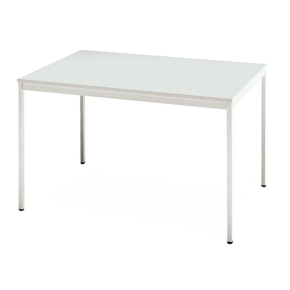 Büroeinrichtungen Schreibtisch, Vierfußtisch, 800 x 800 x 720 mm Version: 6 - Buche / Schwarz-1