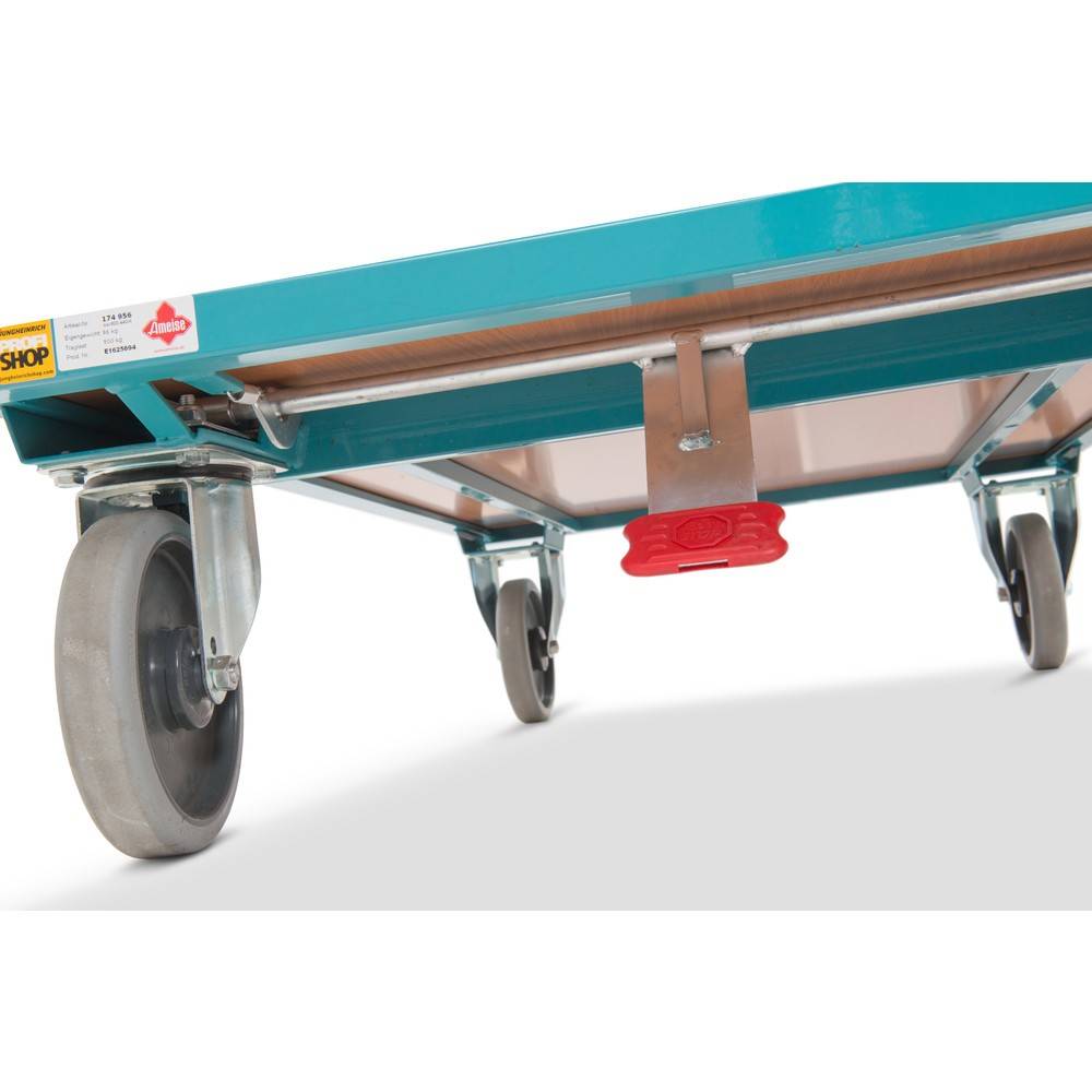 Plattformwagen Ameise®, 4-seitig mit Holzwänden, Ladefläche BxT 652 x-1
