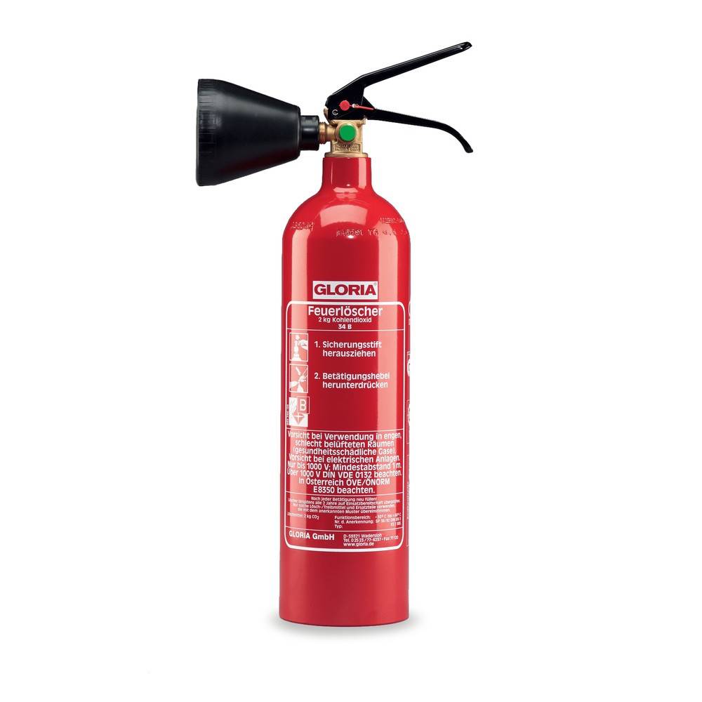 Kohlendioxydfeuerlöscher KS2SBS 34B - Artikel: 490337500-2