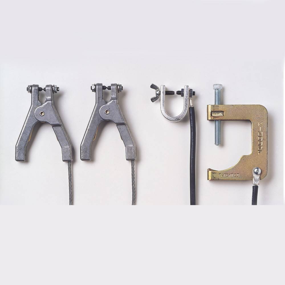 Justrite® Antistatik-Draht, Klemmen-2