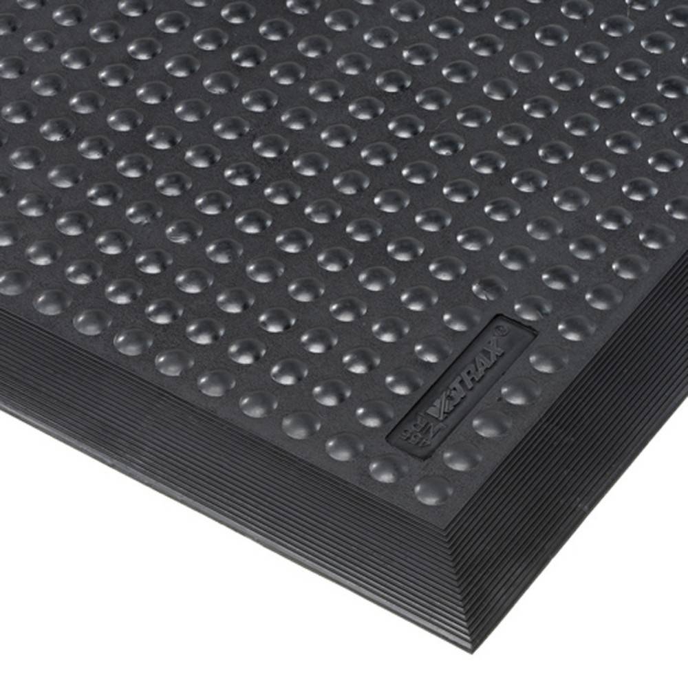 Arbeitsplatzmatte, rutschfeste Noppenoberfläche, BxT 900x600 mm, Naturgummi-0