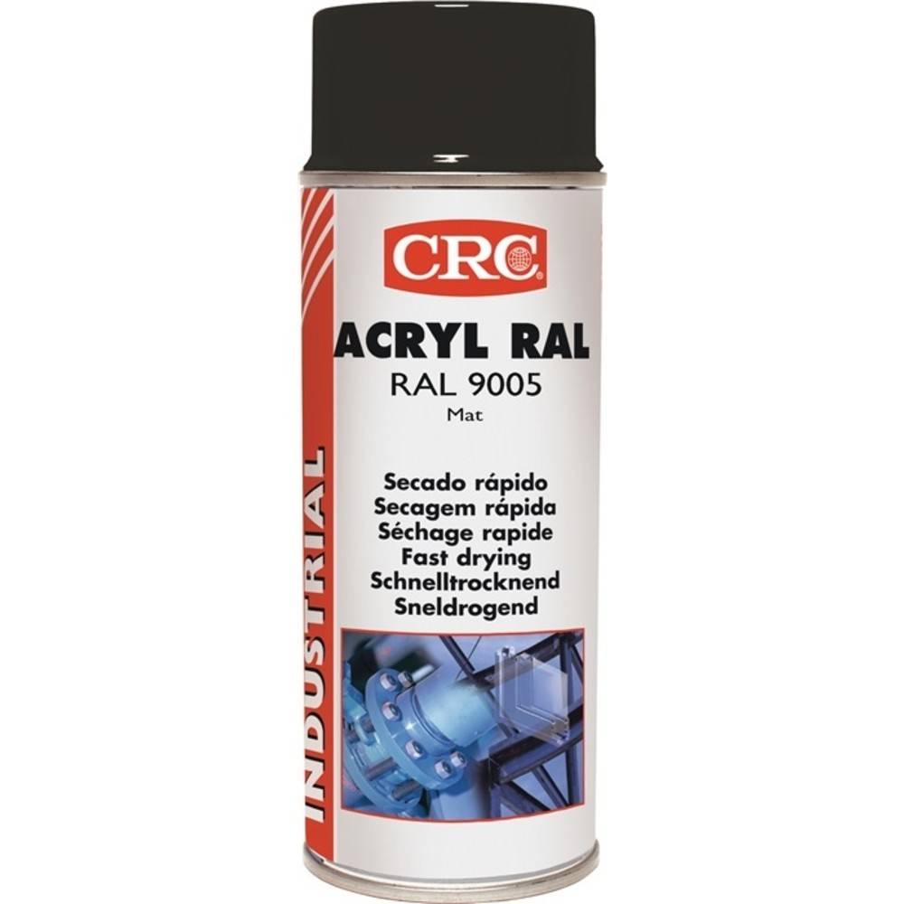 CRC Farbschutzlackspray ACRYLIC PAINT tiefschwarz ma RAL 9005 400ml Sp-2