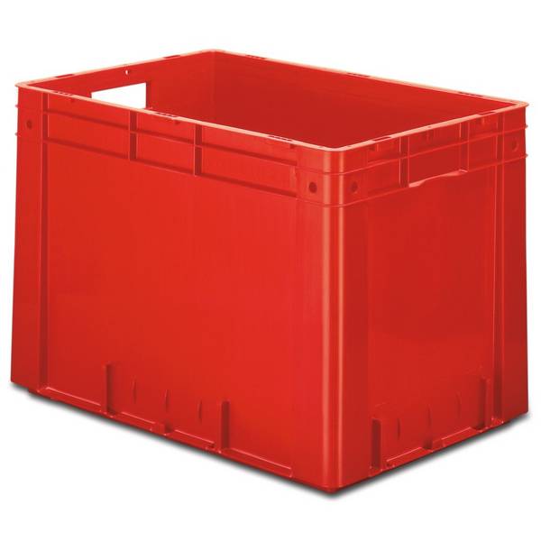 Eurobox für schwere Lasten, 80 Liter, grün, Griffe