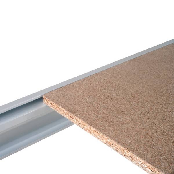 Fachboden für ManOrga Weitspannregal, mit Spanplatten, BxT 2.700 x 1.0