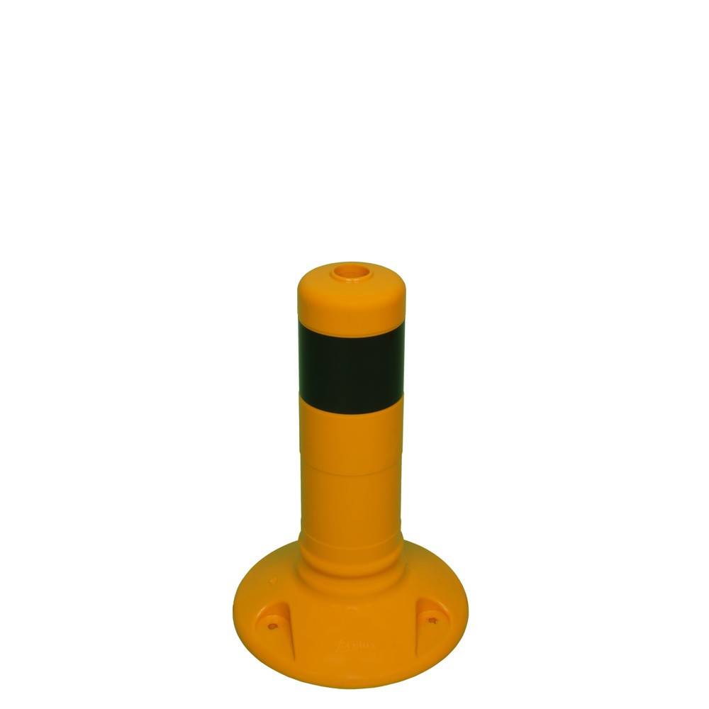 Flexible Sperrpfosten, Ø 80 mm, Höhe 300 mm, schwarz/gelb-0