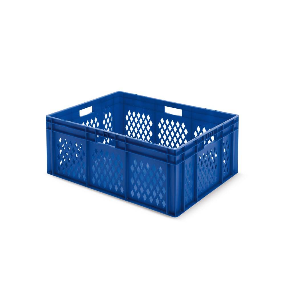 Eurobox - Eurokasten - Volumen 127 l - Boden geschlossen, Wände durchbrochen - 320 x 600 x 800 mm (HxBxT) - VE 1 Stk. --1