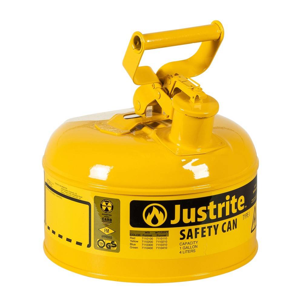 Sicherheitsbehälter Typ I Schwenkgriff Kapazität 4.0 Liter, gelb-1