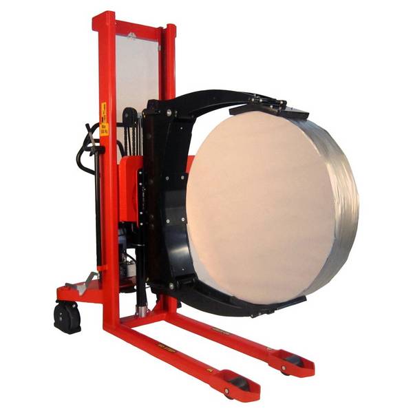Logitrans Elektro-Rollenheber, schwenkbar, einstellbarer Rollenhalter