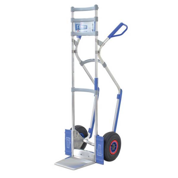 EXPRESSO Stapelkarre aus Aluminium, Tragkraft 300 kg, Schaufel BxT 245