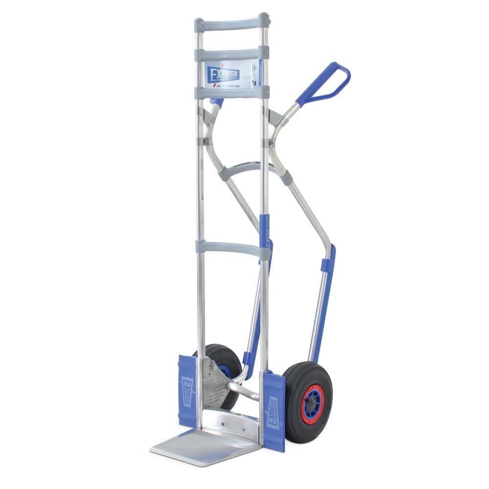 EXPRESSO Stapelkarre aus Aluminium, Tragkraft 300 kg, Schaufel BxT 245-0