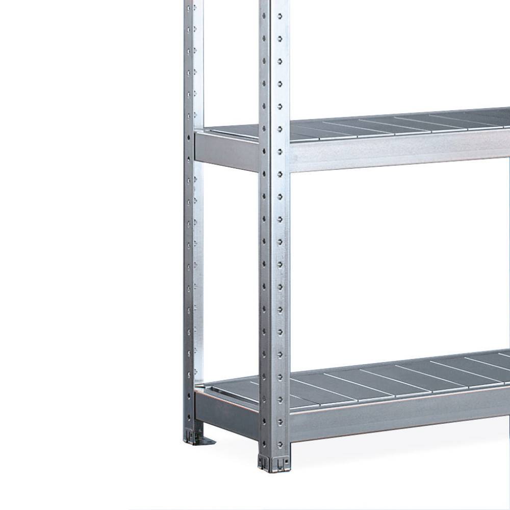 Weitspannregal SPEED-RACK B1700xT400xH2970 mm 4 Stahlpaneele Fachlast 500kg META-3