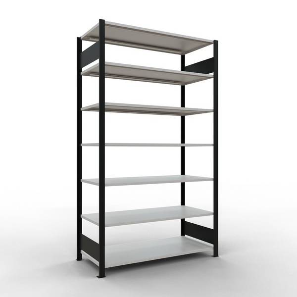 SCHULTE Aktenregal GF, doppelseitig, ohne Mittelanschläge, FL 150 kg,
