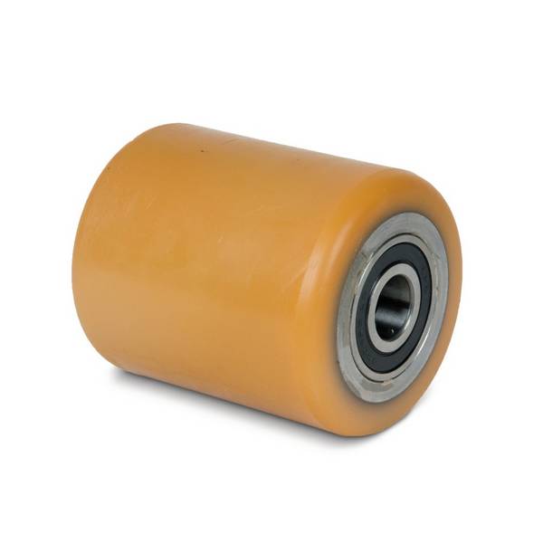 Wicke Gabelrolle PU, Einbaumaß 74 mm, Ø x Breite 82 x 70 mm, TK 540 kg