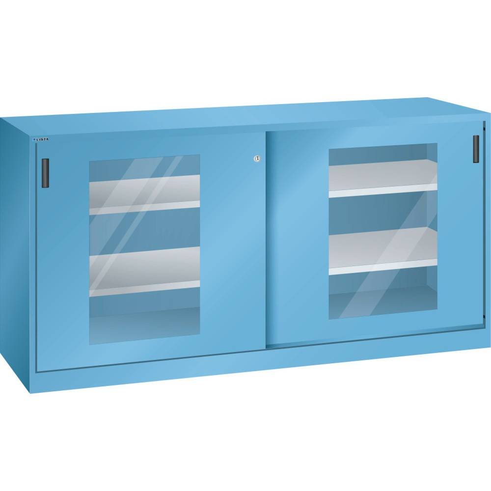 LISTA Beistellschrank mit Schiebetüren, (BxH) 2000x1000mm, 4 Verstellb-1