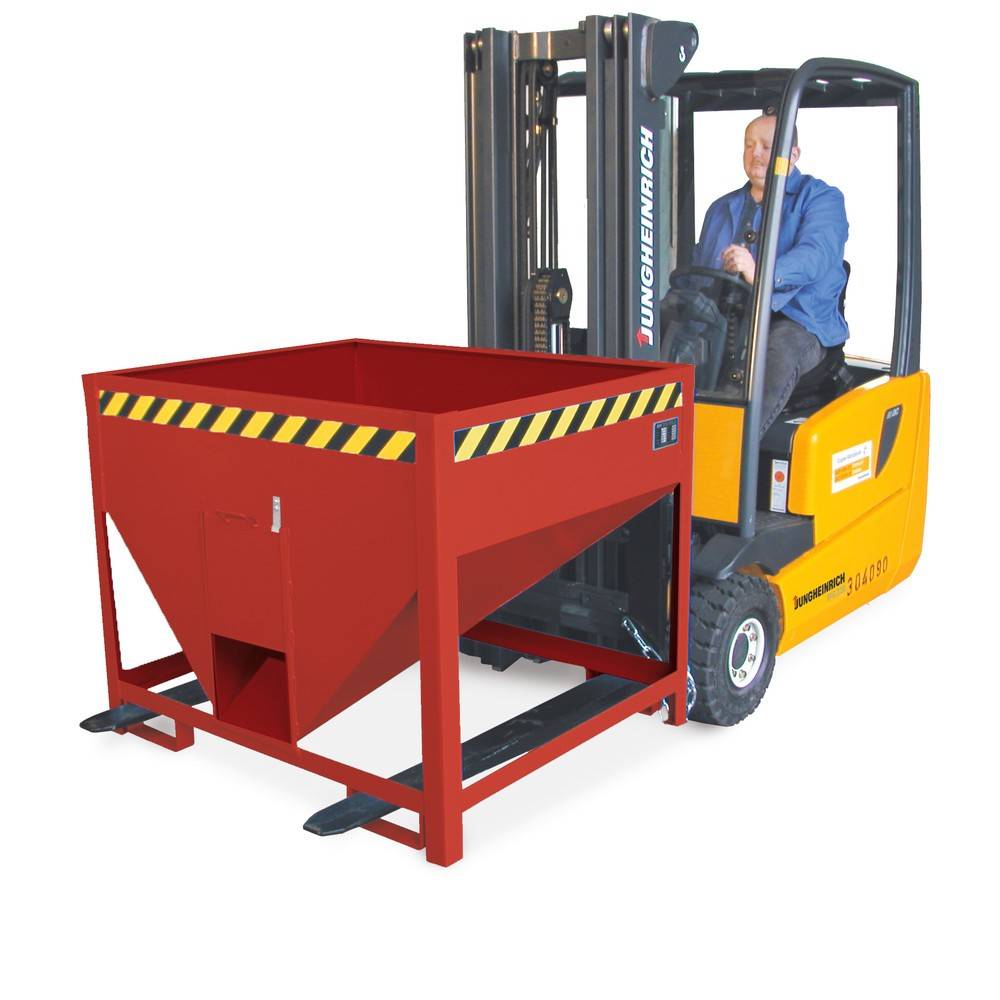Bauer® Silobehälter mit Schiebeverschluss, lackiert, Volumen 0,5 m³-2