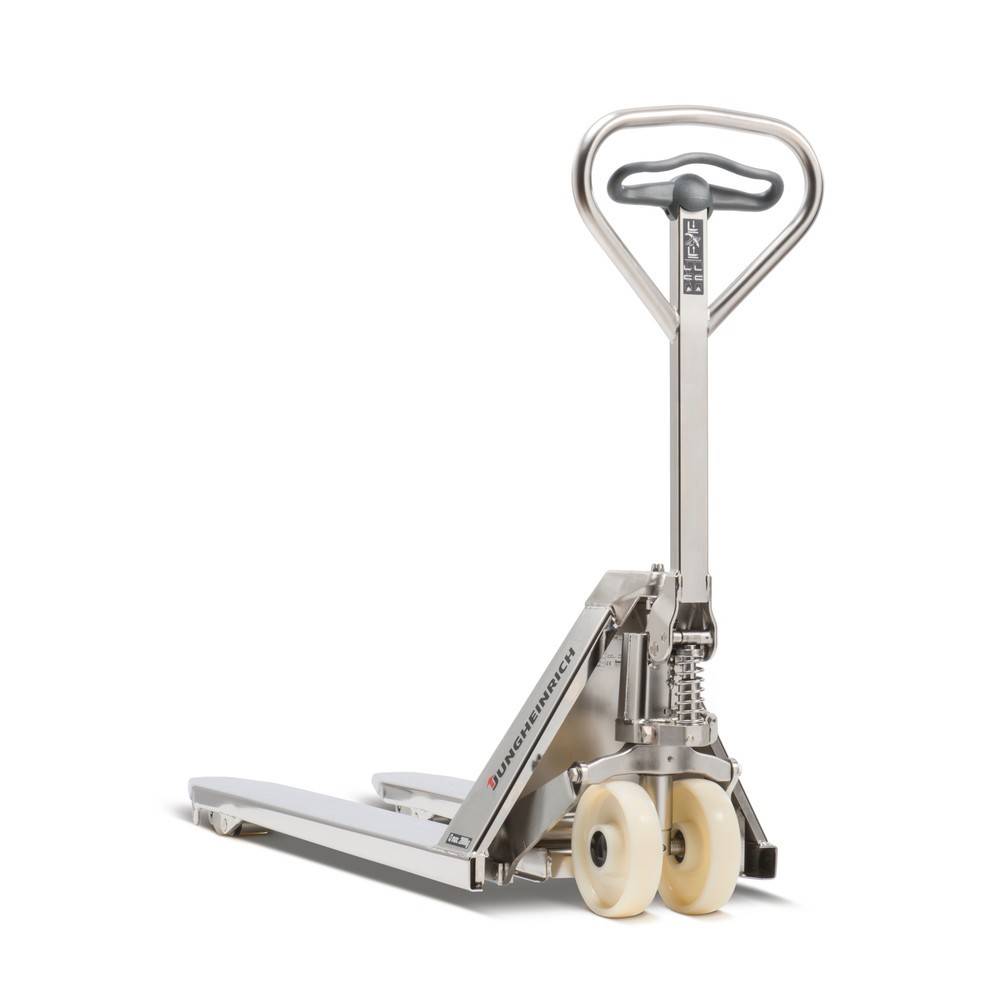 Jungheinrich Edelstahl-Handhubwagen AM I20p, Professional-Ausführung-0