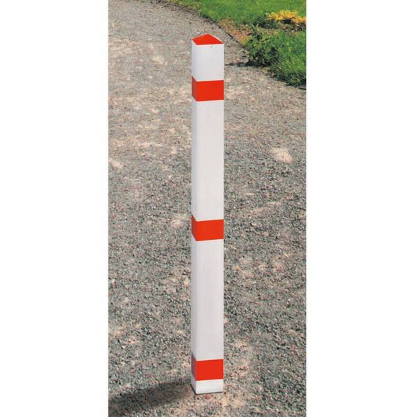 URBANUS Sperrpfosten aus Aluminium, Vierkant 70x70 mm mit Bodenanker