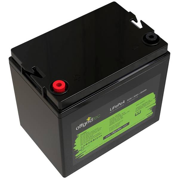 Offgridtec LiFePo4 Akku 12/30 12,8V 30Ah BMS integriert 384Wh