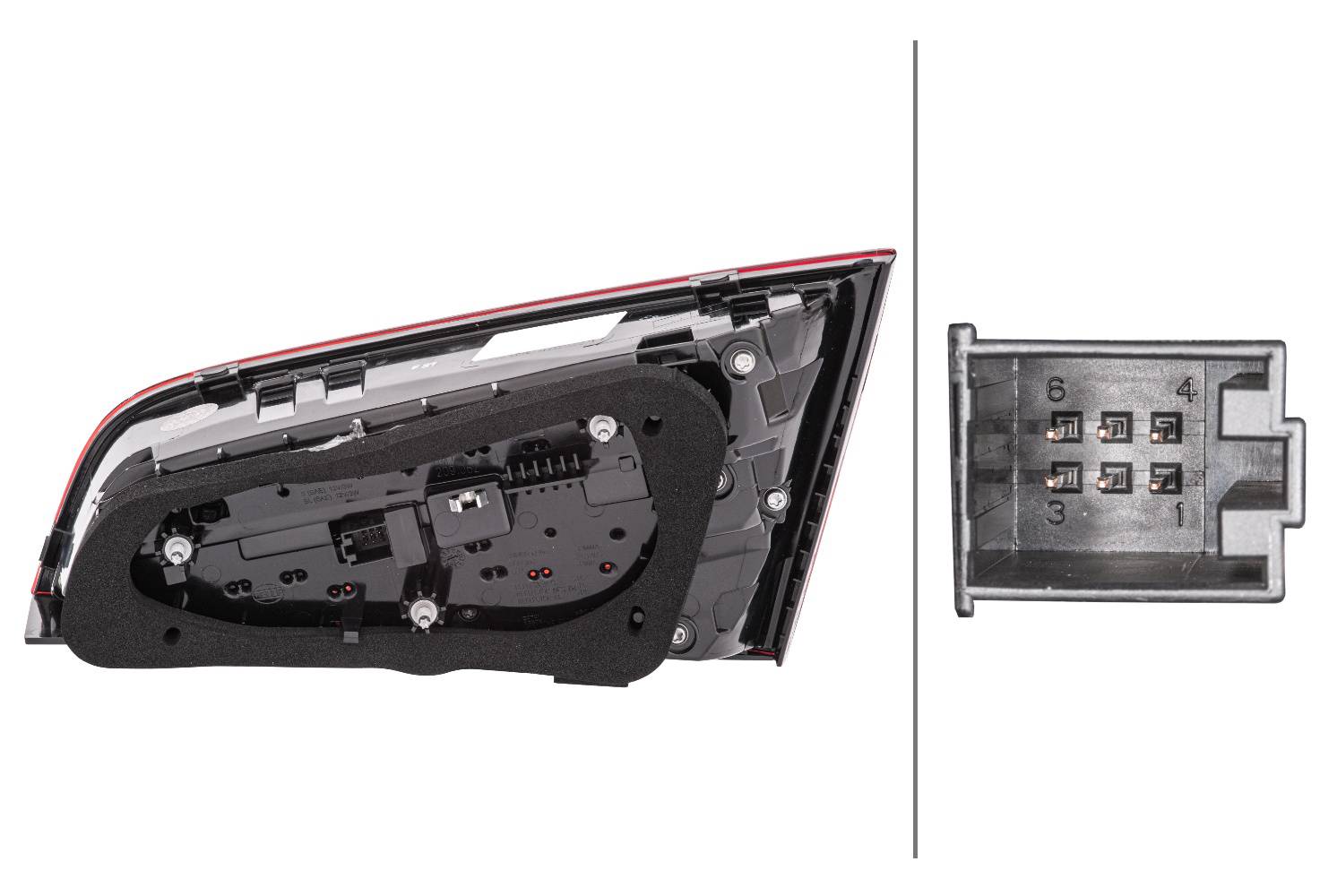 HELLA 2SV 012 837-091 Heckleuchte - LED - innerer Teil - links - für u.a. Audi A3 Sportback (8Va, 8V-1