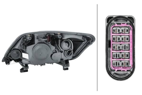 HELLA 1EJ 009 696-721 FF/Halogen-Hauptscheinwerfer - rechts - für u.a. Ford Kuga I-2