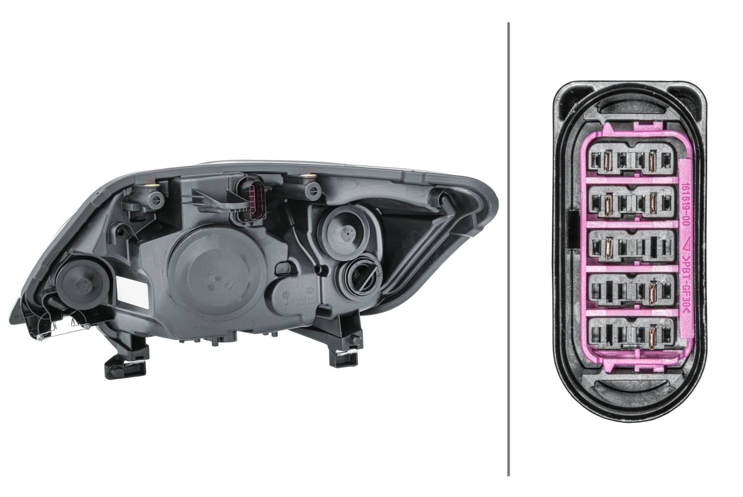 HELLA 1EJ 009 696-721 FF/Halogen-Hauptscheinwerfer - rechts - für u.a. Ford Kuga I-3
