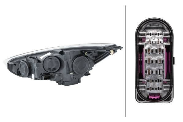 HELLA 1LE 354 827-041 Glühlampe-Hauptscheinwerfer - rechts - für u.a. Ford Focus Iii-2