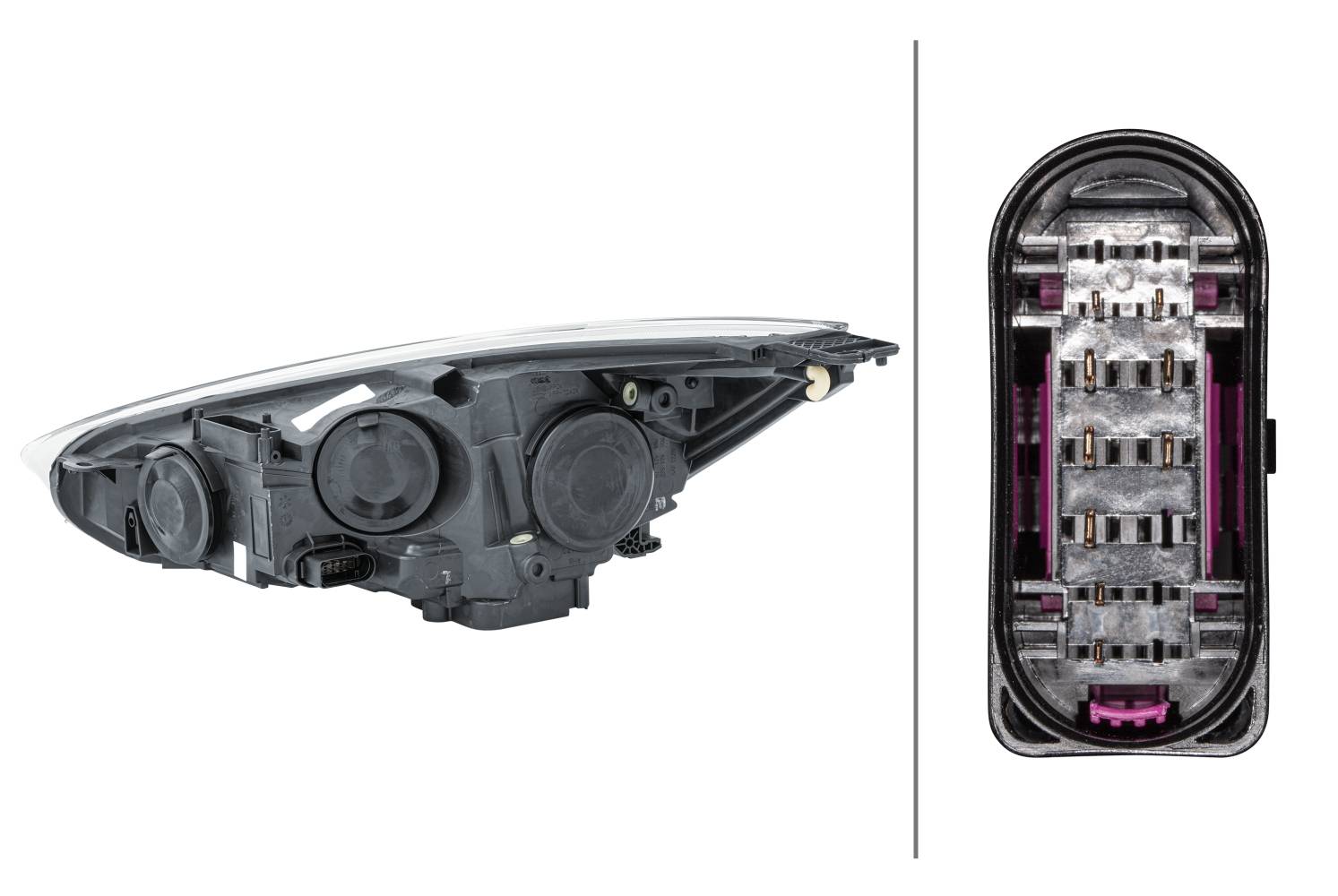 HELLA 1LE 354 827-041 Glühlampe-Hauptscheinwerfer - rechts - für u.a. Ford Focus Iii-3