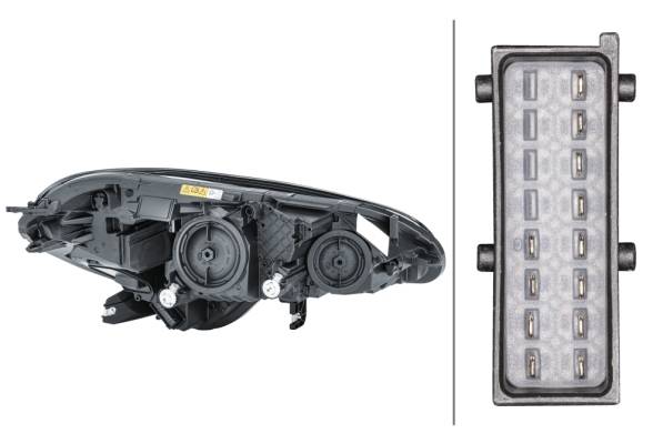 HELLA 1EF 011 830-091 Bi-Xenon/LED-Hauptscheinwerfer - links - für u.a. Opel Corsa E (X15)-2