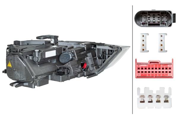 HELLA 1EL 354 839-051 Bi-Xenon/LED-Hauptscheinwerfer - links - für u.a. Audi (Faw) Q3 (84B, 84G)-0