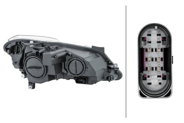 HELLA 1EL 009 647-911 DE/Halogen-Hauptscheinwerfer - links - für u.a. MB E-Class Coupe (C207)-2