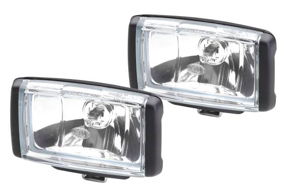 HELLA 1FB 010 951-821 FF/Halogen-Fernscheinwerfersatz - Comet FF 450 - 12V - rechteckig - Anbau - gl-2