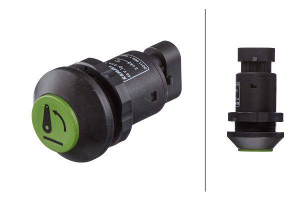 Schalter Heben Hubwerk 48 V tastend IP64 HELLA für u.a. CLAAS ARION-1