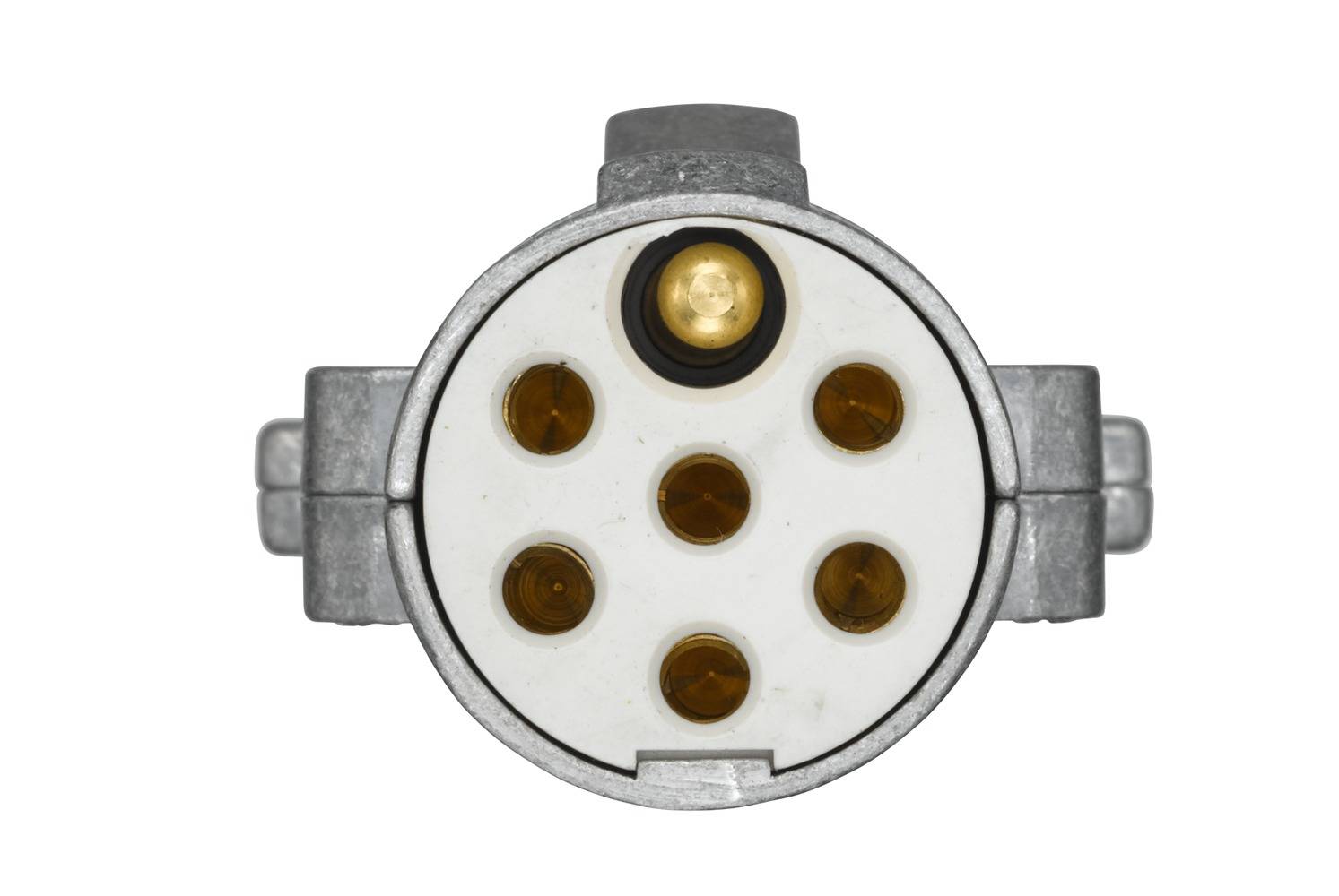HELLA 8JA 003 832-001 Stecker - 7-polig - Stecker: Schraubkontakt - Metall - DIN/ISO: 3731-1